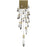 Avenue Lighting Aspen 25Lt 171" Pendant, Brass/Bubbled Crystal