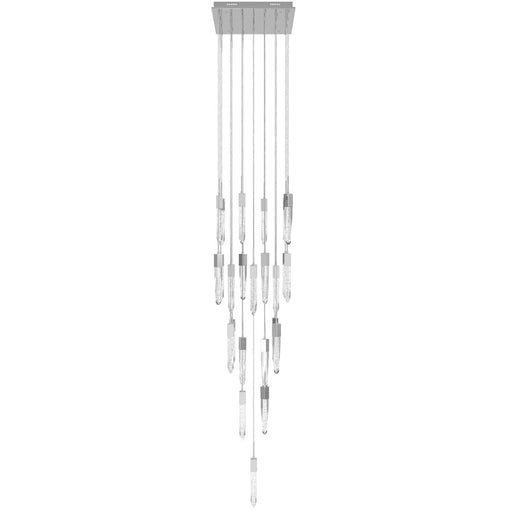 Avenue Lighting Aspen 25Lt 171" Pendant, Chrome/Bubble Crystal - HF1904-25-AP-CH