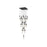 Avenue Lighting Aspen 25Lt 171" Pendant, Bronze/Bubble - HF1904-25-AP-DBZ