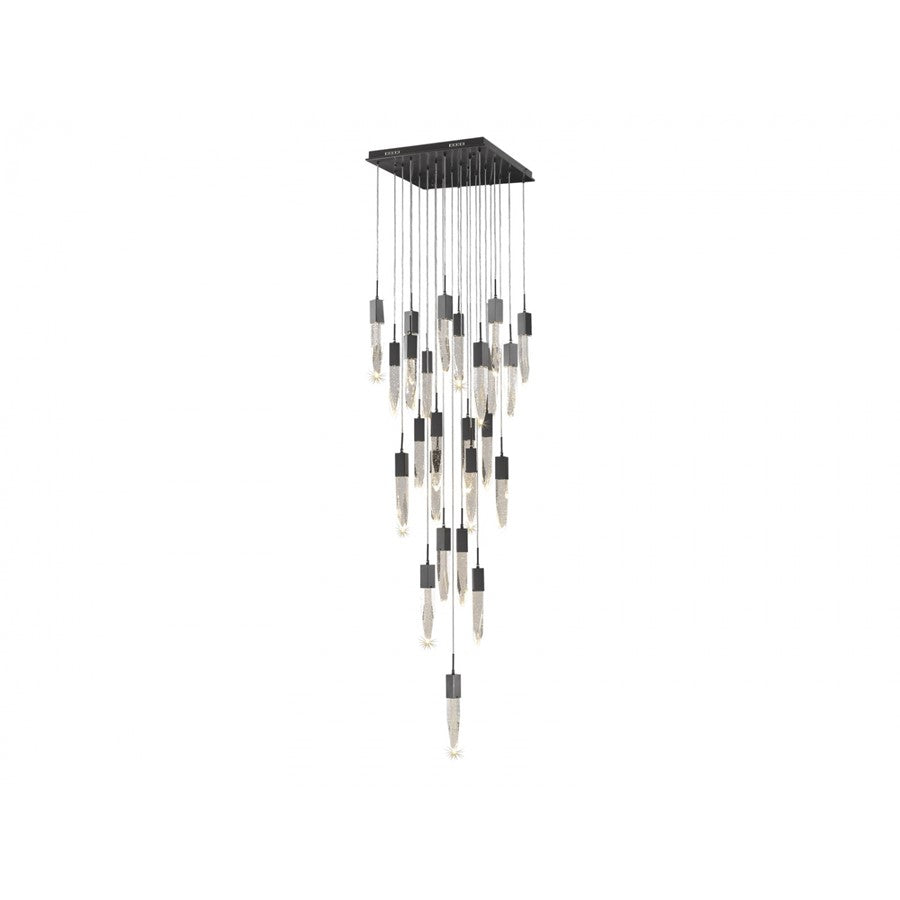 Avenue Lighting Aspen 25Lt 171" Pendant, Bronze/Bubble - HF1904-25-AP-DBZ