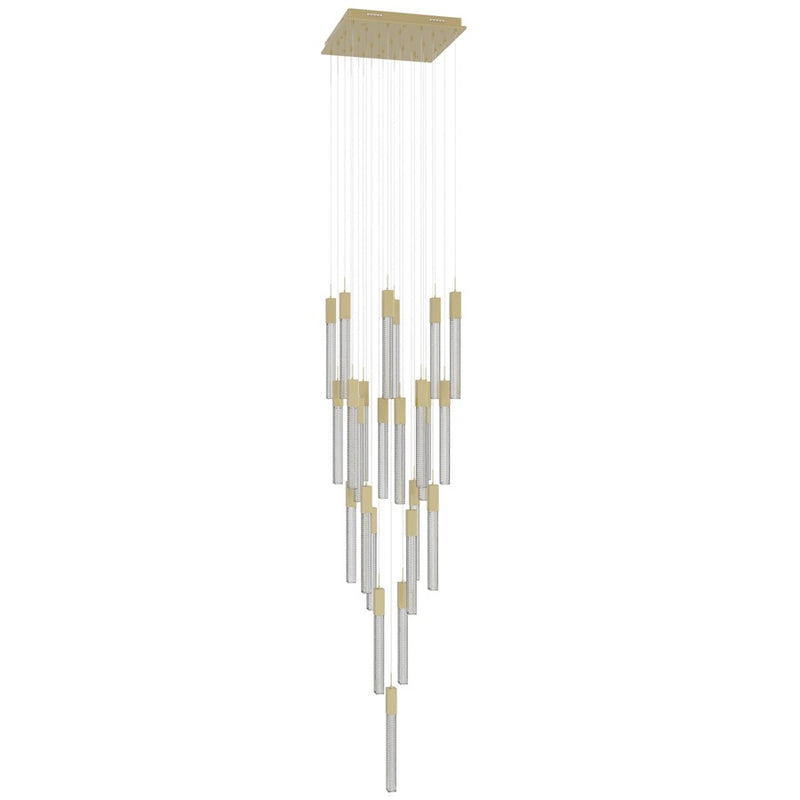 Avenue Lighting Boa 25Lt 174" Pendant/Multi Port, Brass - HF1904-25-BOA-BB