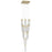 Avenue Lighting Boa 25Lt 174" Pendant/Multi Port, Brass