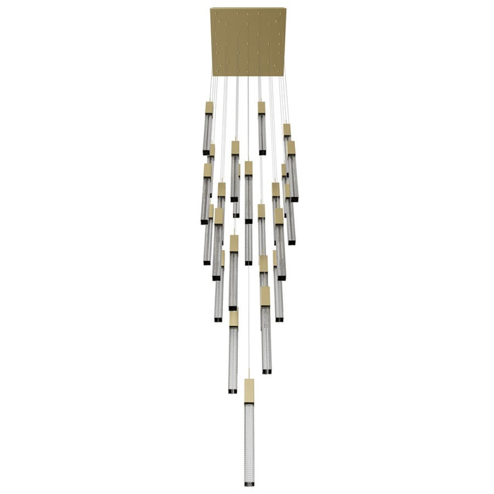 Avenue Lighting Boa 25Lt 174" Pendant/Multi Port, Brass