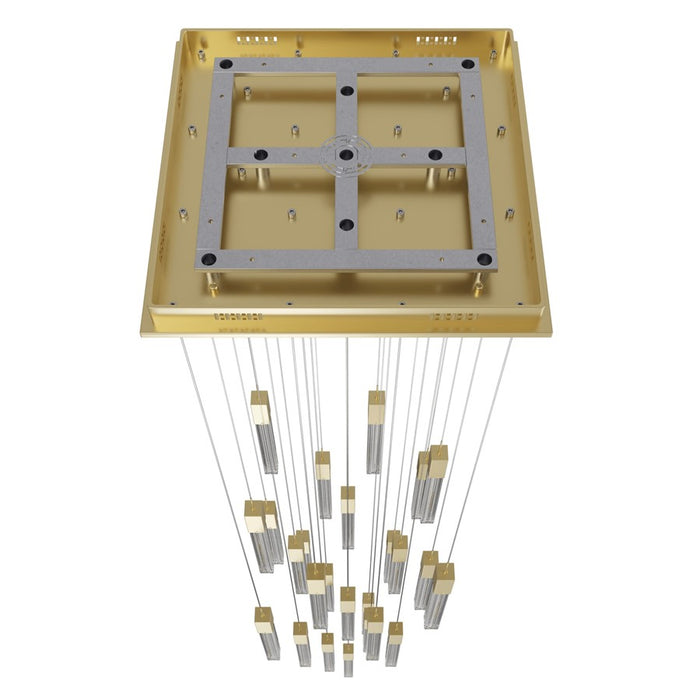Avenue Lighting Boa 25Lt 174" Pendant/Multi Port, Brass