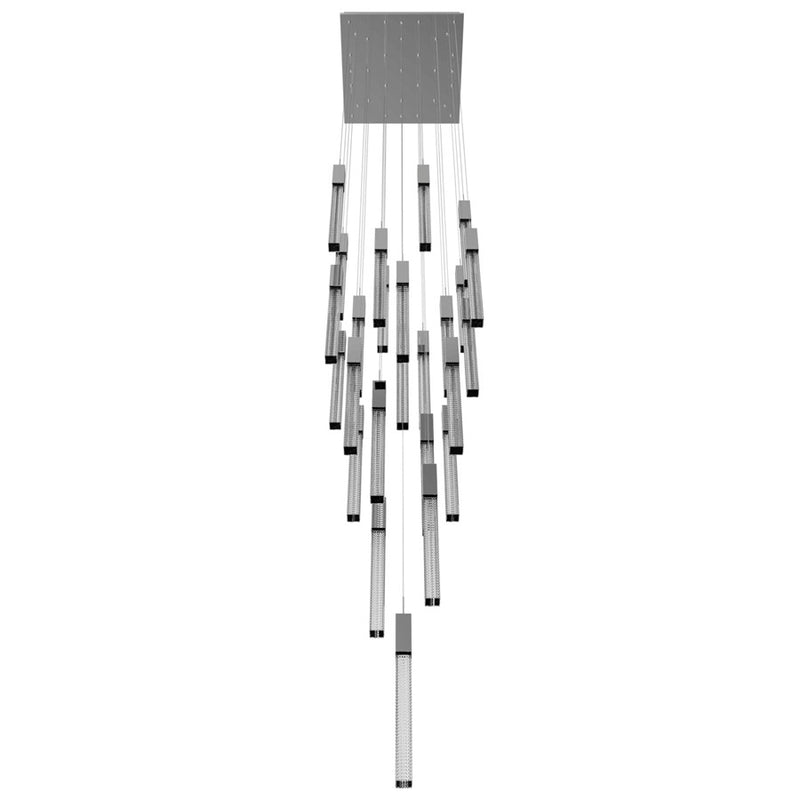 Avenue Lighting Boa 25Lt 174" Pendant/Multi Port, Chrome - HF1904-25-BOA-CH