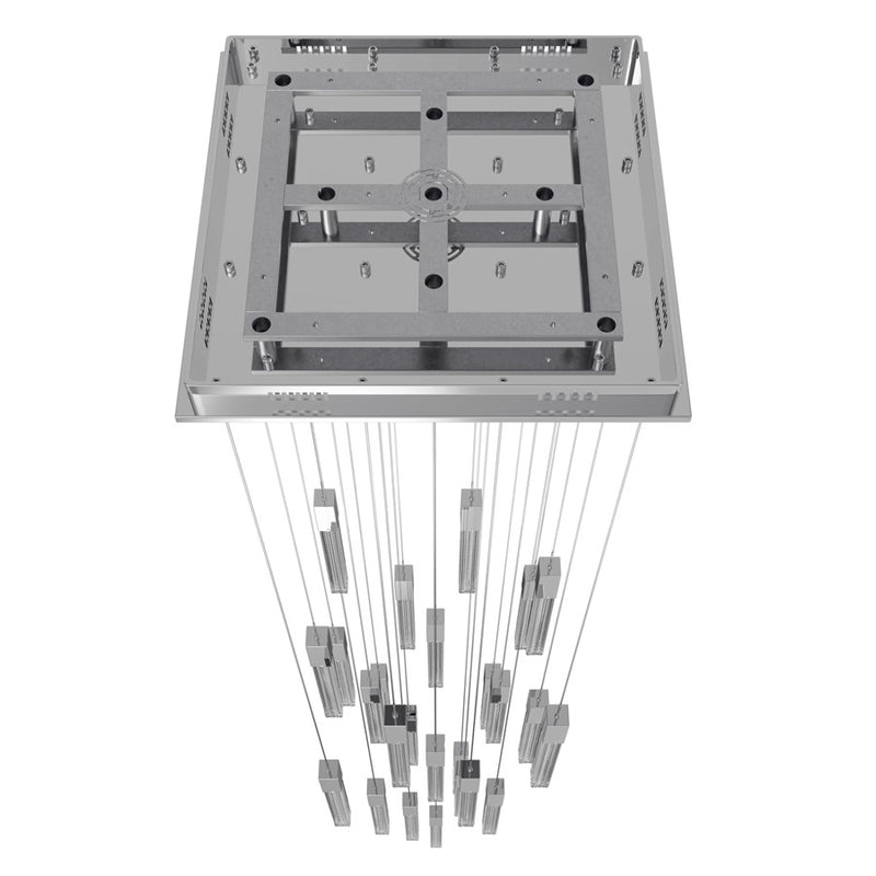Avenue Lighting Boa 25Lt 174" Pendant/Multi Port, Chrome - HF1904-25-BOA-CH