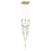 Avenue Original Glacier 25Lt 174" Pendant, Brass/Bubble