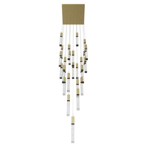 Avenue Original Glacier 25Lt 174" Pendant, Brass/Bubble
