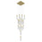 Avenue Original Glacier 25Lt 174" Pendant, Brass/Snow