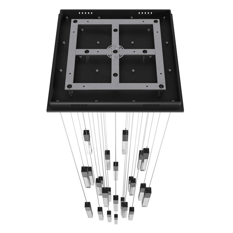 Avenue Original Glacier 25Lt 174" Pendant, Black/Bubble