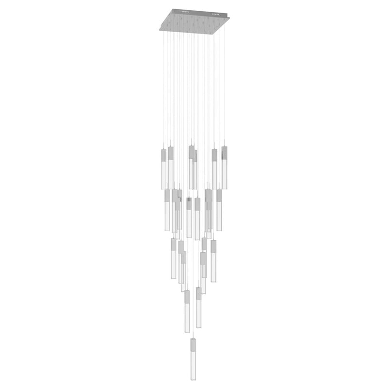 Avenue Original Glacier 25Lt 174" Pendant, Chrome/Crystal - HF1904-25-GL-CH-C