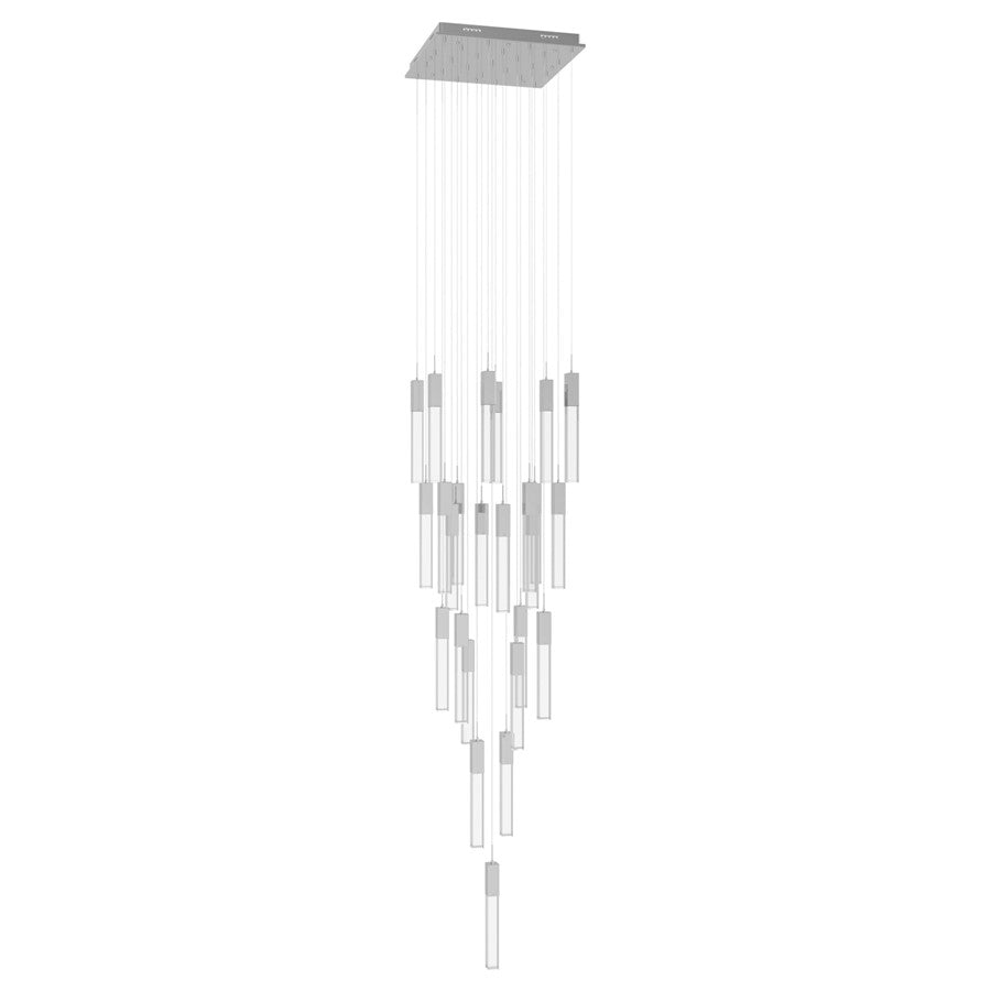 Avenue Original Glacier 25Lt 174" Pendant, Chrome/Crystal - HF1904-25-GL-CH-C