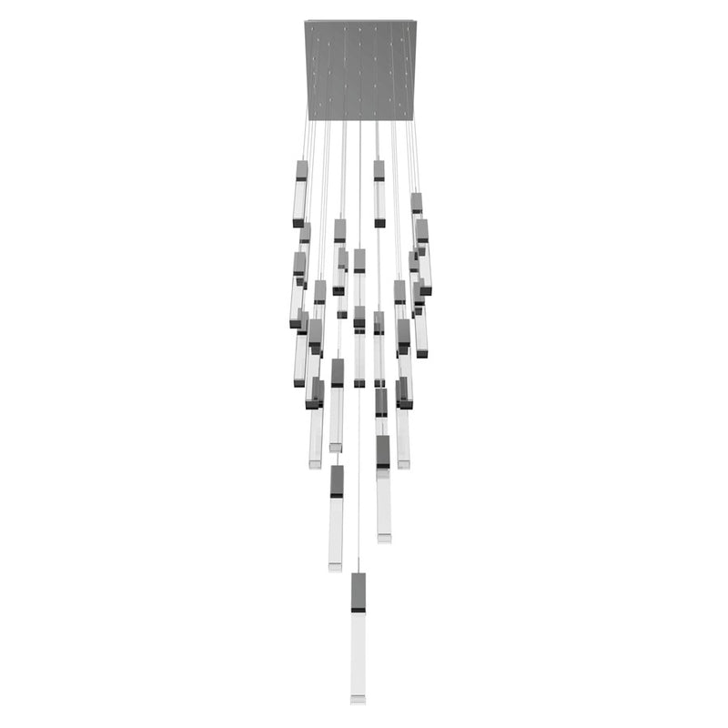 Avenue Original Glacier 25Lt 174" Pendant, Chrome/Crystal - HF1904-25-GL-CH-C