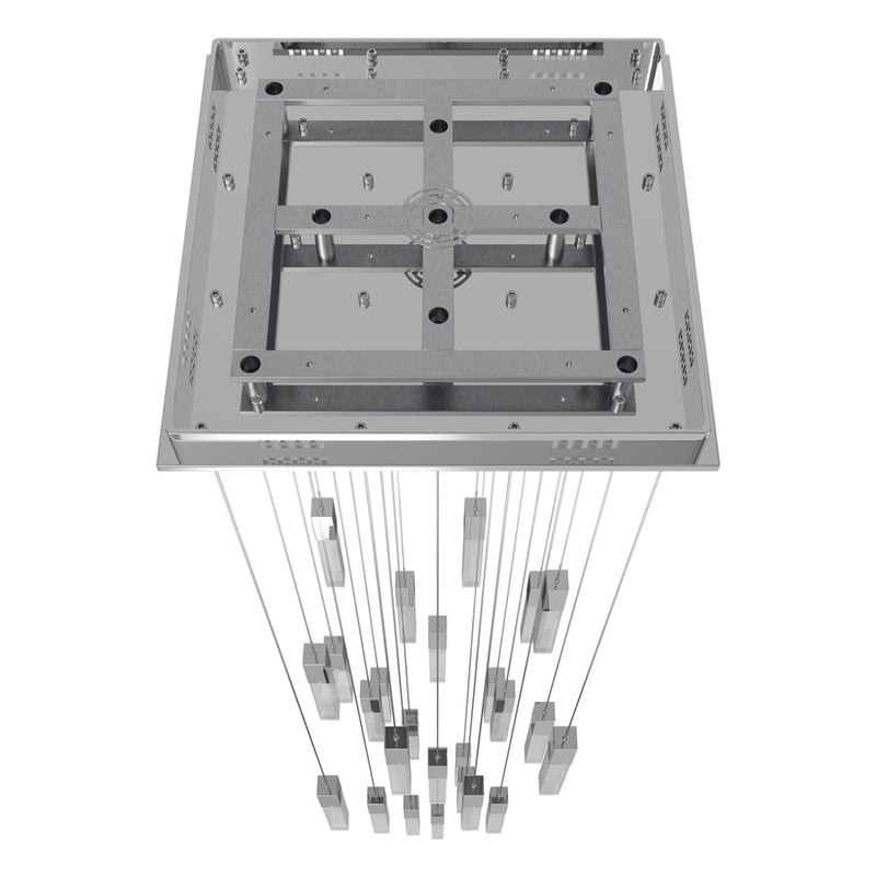 Avenue Original Glacier 25Lt 174" Pendant, Chrome/Snow