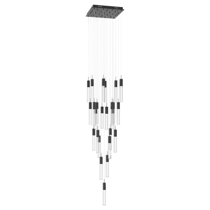 Avenue Original Glacier 25Lt 174" Pendant, Bronze/Crystal