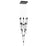Avenue Original Glacier 25Lt 174" Pendant, Bronze/Snow