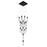 Avenue Original Glacier 25Lt 174" Pendant, Bronze/Snow