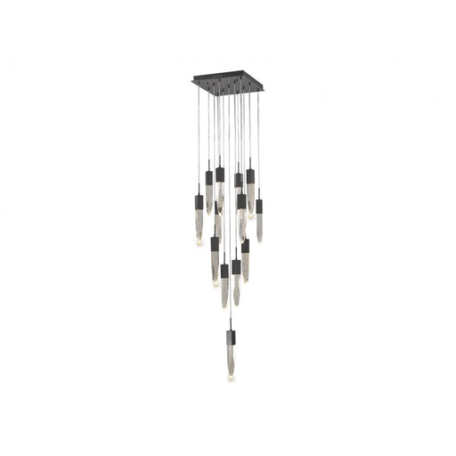 Avenue Lighting Aspen 13Lt 146" Pendant, Bronze/Bubble - HF1905-13-AP-DBZ