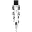 Avenue Lighting Aspen 13Lt 146" Pendant, Bronze/Crystal