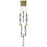 Avenue Lighting Boa 13Lt 148" Pendant/Multi Port, Brass