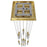 Avenue Lighting Boa 13Lt 148" Pendant/Multi Port, Brass