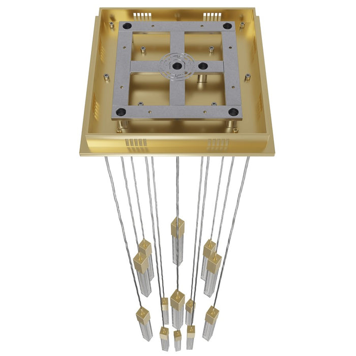 Avenue Lighting Boa 13Lt 148" Pendant/Multi Port, Brass