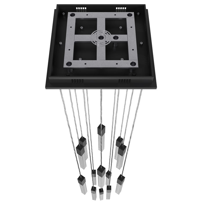 Avenue Lighting Boa 13 Light 148" Pendant/Multi Port , Black