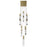 Avenue Original Glacier 13Lt 148" Pendant, Brass/Bubble