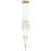 Avenue Original Glacier 13Lt 148" Pendant, Brass/Crystal
