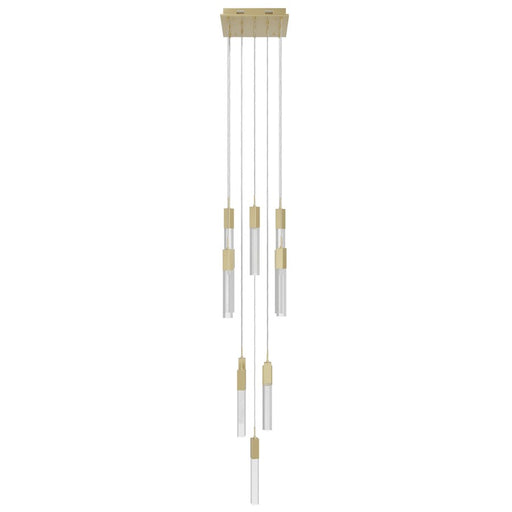 Avenue Original Glacier 13Lt 148" Pendant, Brass/Snow