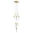 Avenue Original Glacier 13Lt 148" Pendant, Brass/Snow