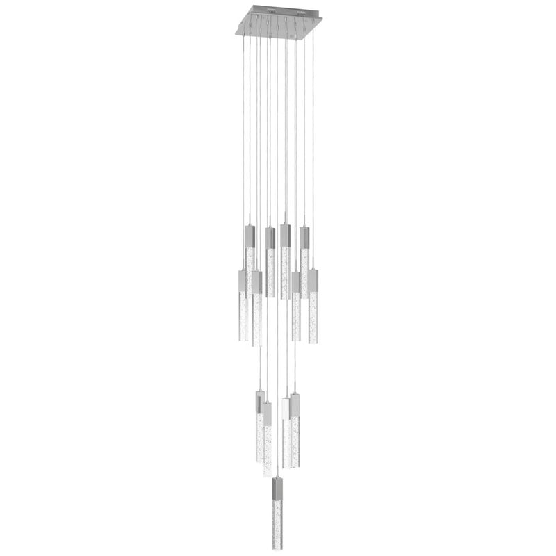 Avenue Original Glacier 13Lt 148" Pendant, Chrome/Bubble