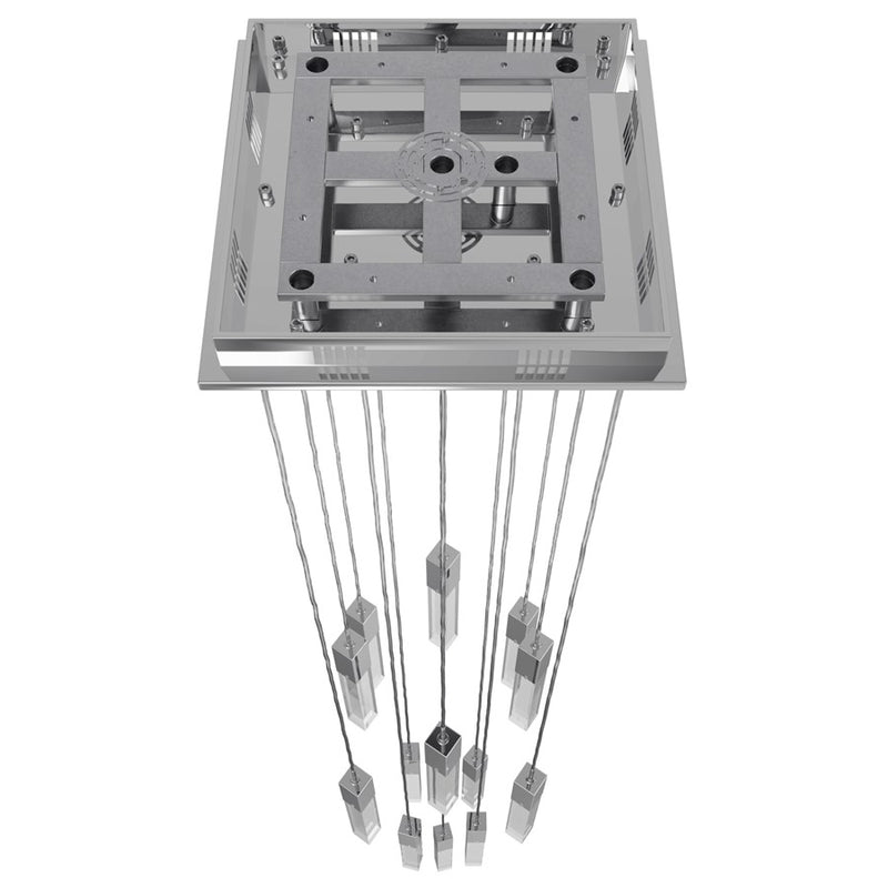 Avenue Original Glacier 13Lt 148" Pendant, Chrome/Crystal - HF1905-13-GL-CH-C