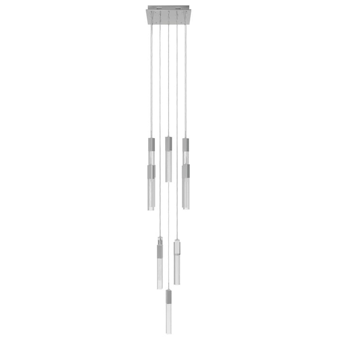 Avenue Original Glacier 13Lt 148" Pendant, Chrome/Snow - HF1905-13-GL-CH-SNW