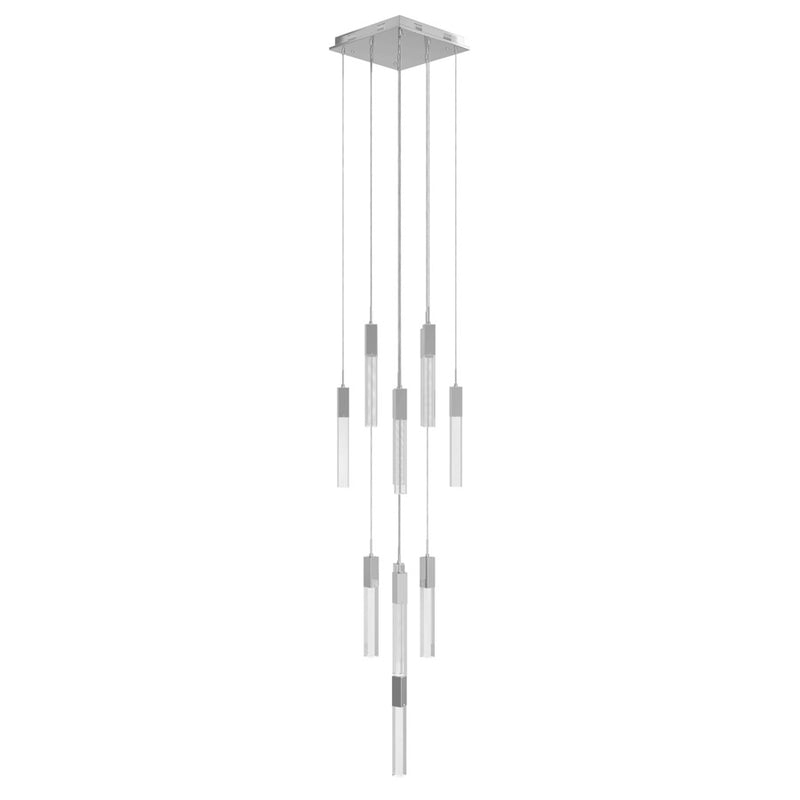 Avenue Original Glacier 13Lt 148" Pendant, Chrome/Snow - HF1905-13-GL-CH-SNW
