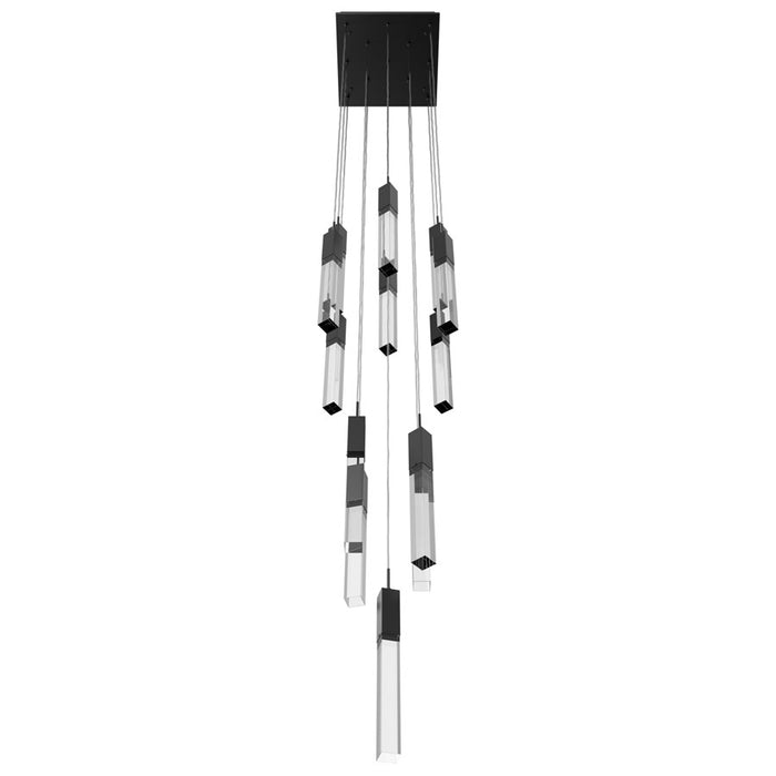 Avenue Original Glacier 13Lt 148" Pendant, Bronze/Crystal