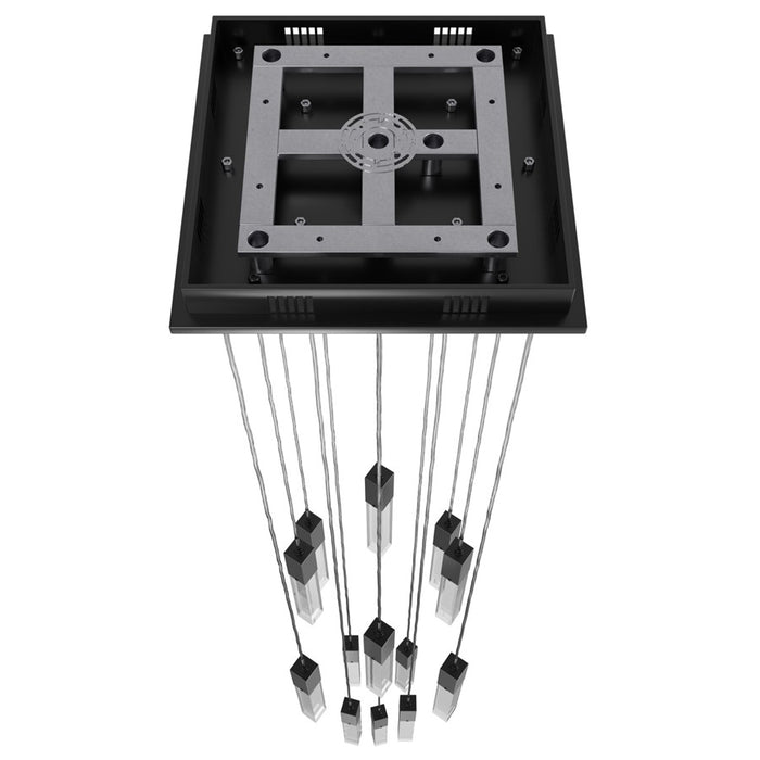 Avenue Original Glacier 13Lt 148" Pendant, Bronze/Crystal