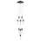 Avenue Original Glacier 13Lt 148" Pendant, Bronze/Snow