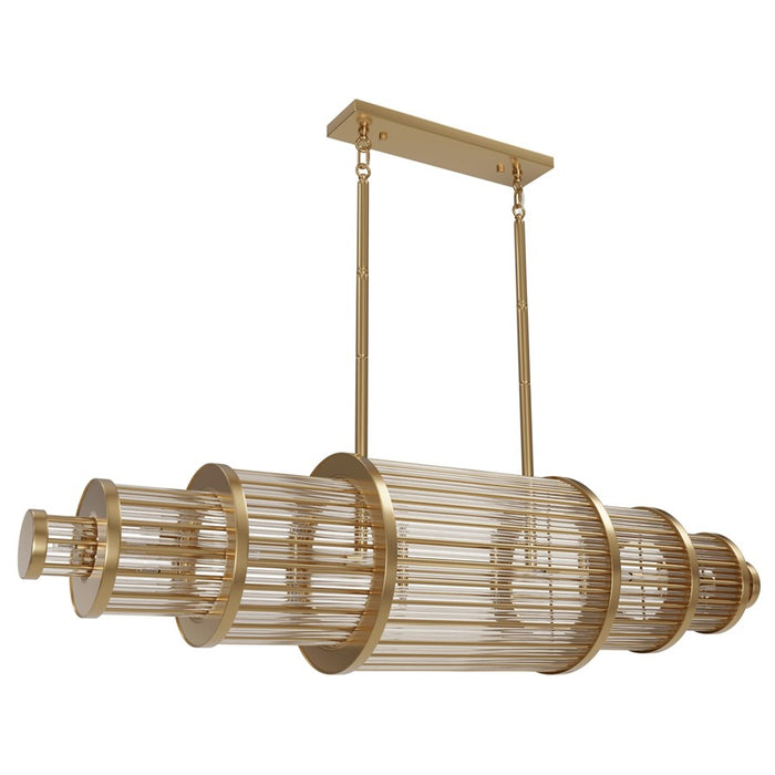Avenue Lighting Waldorf 28 Light 16" Chandelier, Aged Brass