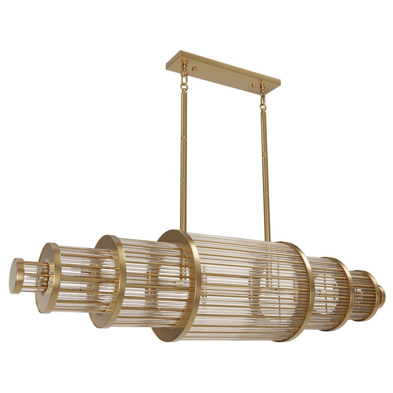 Avenue Lighting Waldorf 28 Light 16" Chandelier, Aged Brass - HF1920-AB