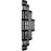 Avenue Lighting Waldorf 8 Light 22" Wall Sconce, Polished Gunmetal