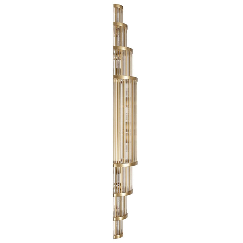 Avenue Lighting Waldorf 11 Light 38" Wall Sconce, Aged Brass - HF1922-AB