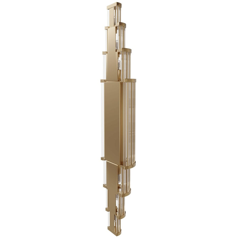 Avenue Lighting Waldorf 11 Light 38" Wall Sconce, Aged Brass - HF1922-AB