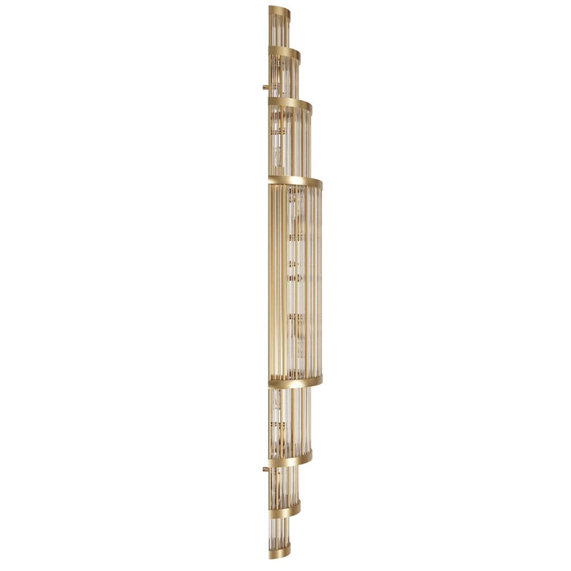 Avenue Lighting Waldorf 14 Light 50" Wall Sconce, Aged Brass - HF1923-AB