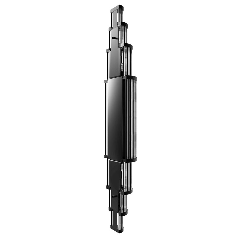 Avenue Lighting Waldorf 14 Light 50" Wall Sconce, Polished Gunmetal - HF1923-GM