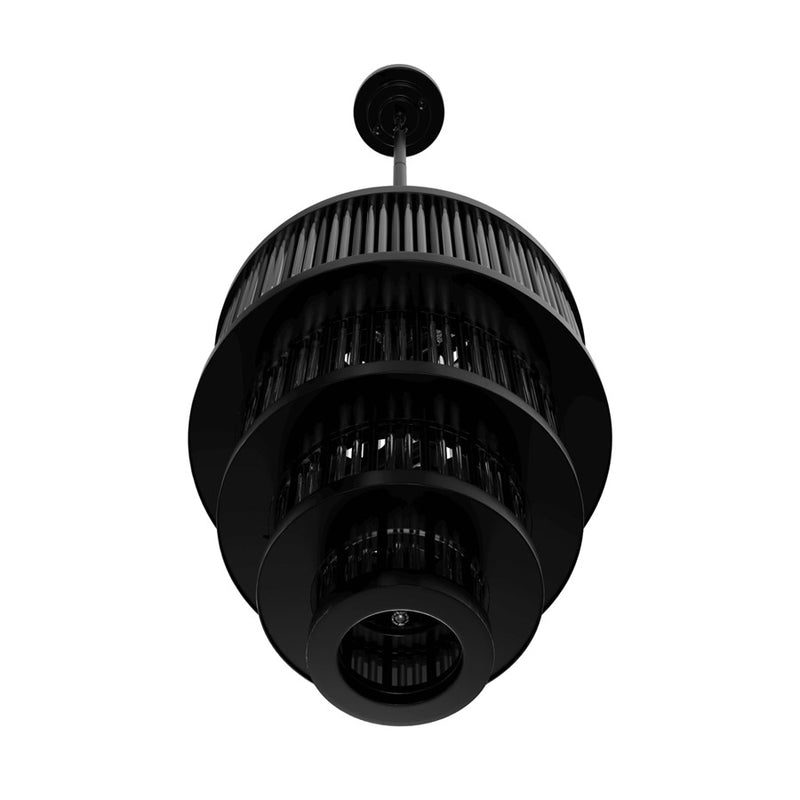 Avenue Lighting Waldorf 13 Light 22" Pendant, Polished Gunmetal