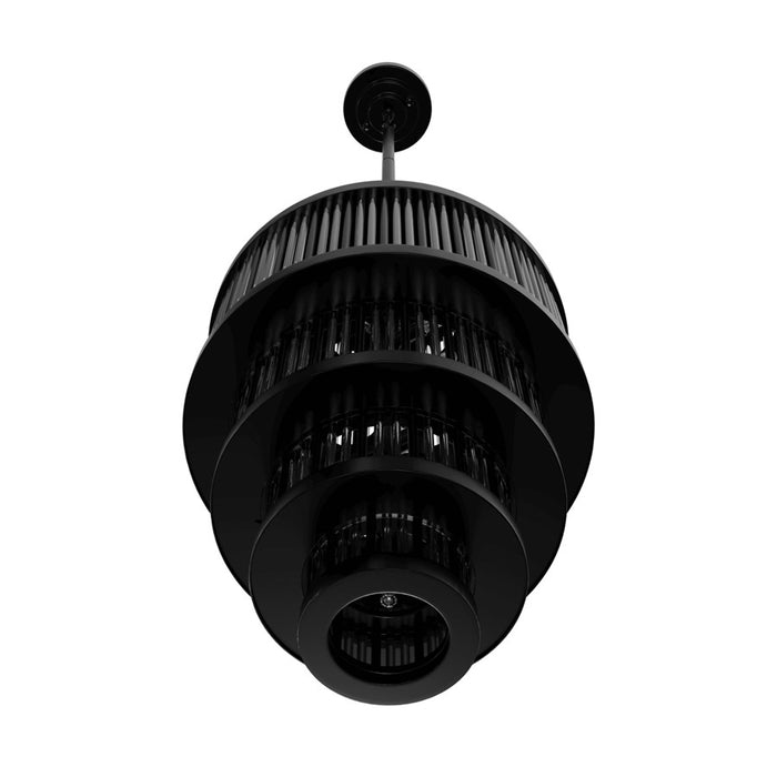 Avenue Lighting Waldorf 13 Light 22" Pendant, Polished Gunmetal