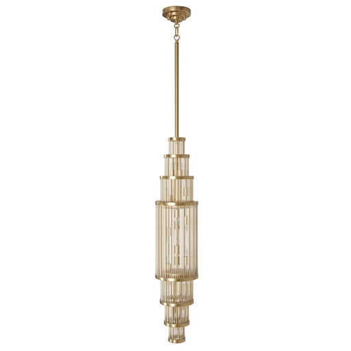 Avenue Lighting Waldorf 13 Light 38" Pendant, Aged Brass - HF1925-AB