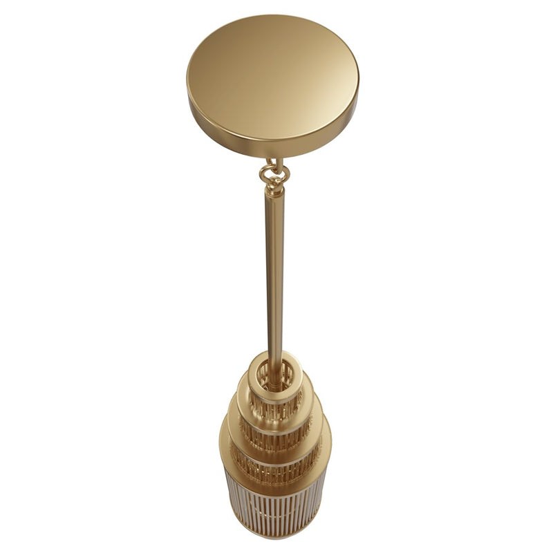 Avenue Lighting Waldorf 13 Light 38" Pendant, Aged Brass - HF1925-AB
