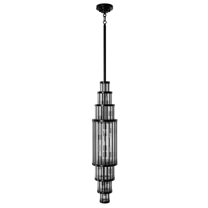 Avenue Lighting Waldorf 13 Light 38" Pendant, Polished Gunmetal - HF1925-GM